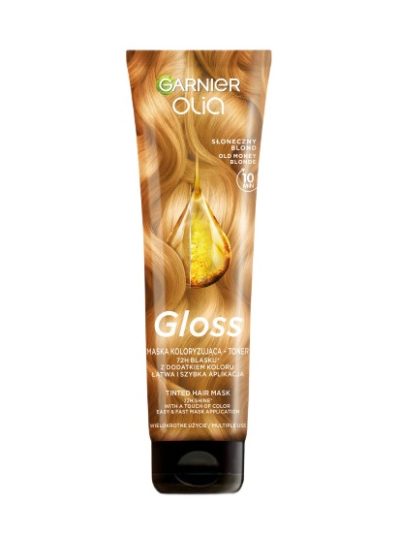 Garnier Olia Gloss maska koloryzująca-toner do włosów Słoneczny Blond 150ml