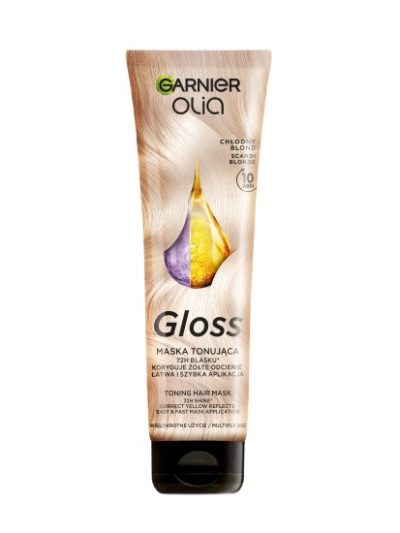 Garnier Olia Gloss maska koloryzująca-toner do włosów Chłodny Blond 150ml