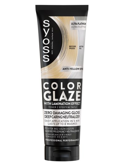 Syoss Color Glaze toner nabłyszczający z efektem laminacji Ultra Platinum 130ml