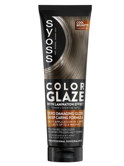 Syoss Color Glaze toner nabłyszczający z efektem laminacji Cool Brunette 130ml