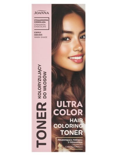 Joanna Ultra Color toner koloryzujący do włosów Cynamonowa Czekolada 100g