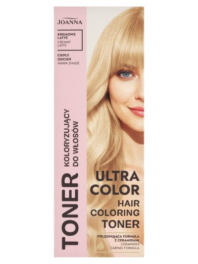 Joanna Ultra Color toner koloryzujący do włosów Kremowe Latte 100g