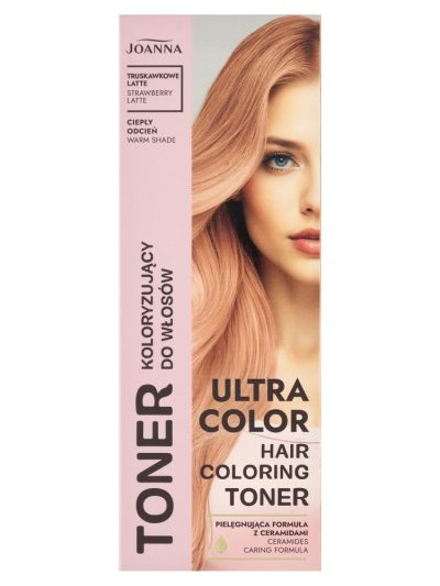 Joanna Ultra Color toner koloryzujący do włosów Truskawkowe Latte 100g