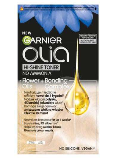 Garnier Olia Hi-Shine Toner koloryzacja tonująca 10.2 Perłowy Blond