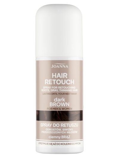 Joanna Hair Retouch spray do retuszu Ciemny Brąz 75ml