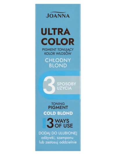 Joanna Ultra Color pigment tonujący kolor włosów Chłodny Blond 100ml