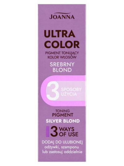 Joanna Ultra Color pigment tonujący kolor włosów Srebrny Blond 100ml