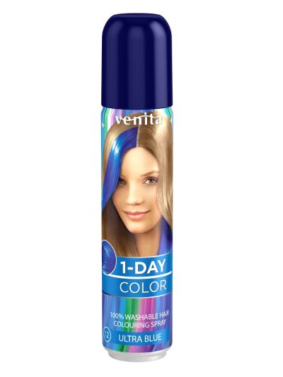 Venita 1-Day Color koloryzujący spray do włosów Szafirowy Błękit 50ml
