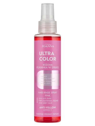 Joanna Ultra Color płukanka w sprayu różowa 150ml