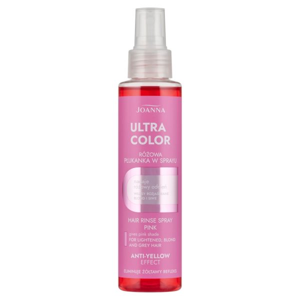 Joanna Ultra Color płukanka w sprayu różowa 150ml