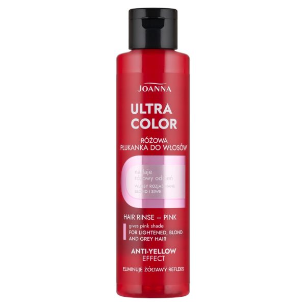 Joanna Ultra Color płukanka do włosów różowa 150ml