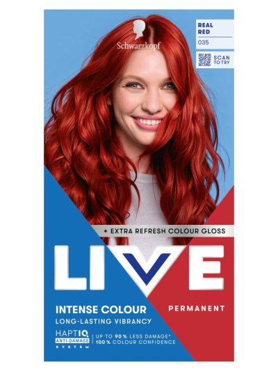 Schwarzkopf Live Intense Colour farba do włosów 035 Real Red