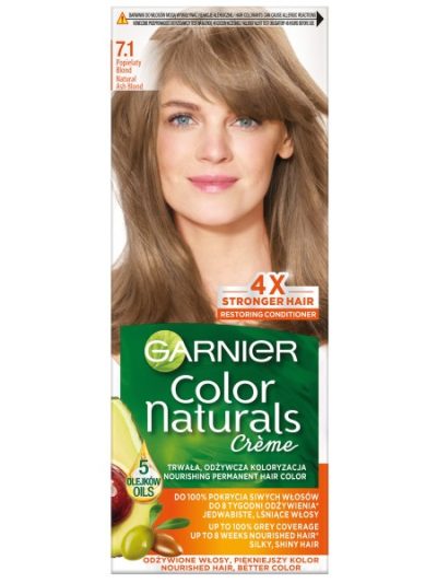 Garnier Color Naturals odżywcza farba do włosów 7.1 Popielaty Naturalny Blond