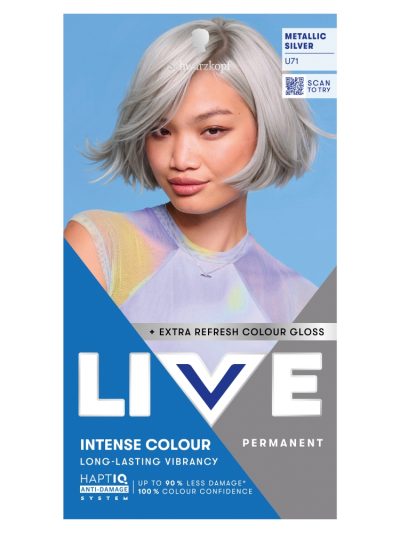 Schwarzkopf Live Intense Colour farba do włosów U71 Metallic Silver