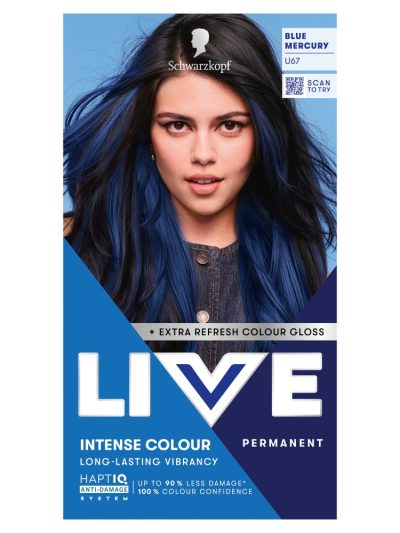 Schwarzkopf Live Intense Colour farba do włosów U67 Blue Mercury