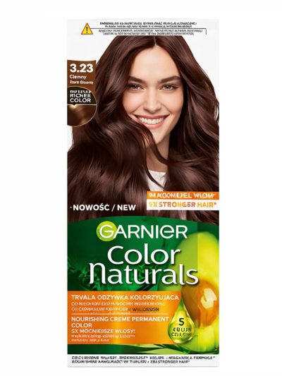 Garnier Color Naturals odżywcza farba do włosów 3.23 Ciemny Kwarc
