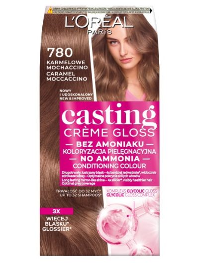 L'Oreal Paris Casting Creme Gloss farba do włosów 780 Karmelowe Mochaccino