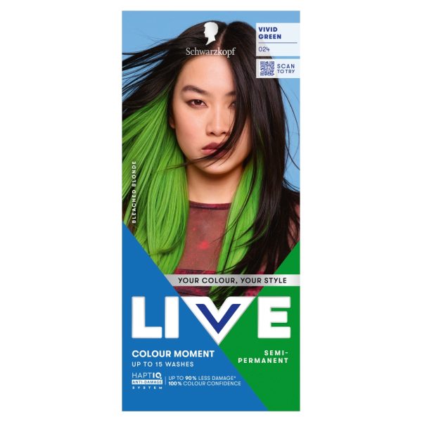 Schwarzkopf Live Colour Moment farba do włosów 024 Vivid Green