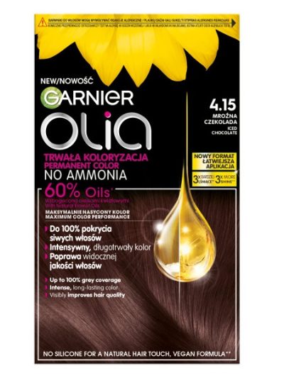 Garnier Olia farba do włosów 4.15 Mroźna Czekolada