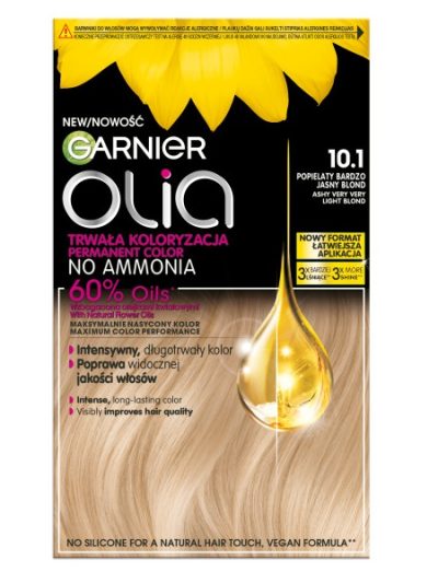 Garnier Olia farba do włosów 10.1 Popielaty Bardzo Jasny Blond