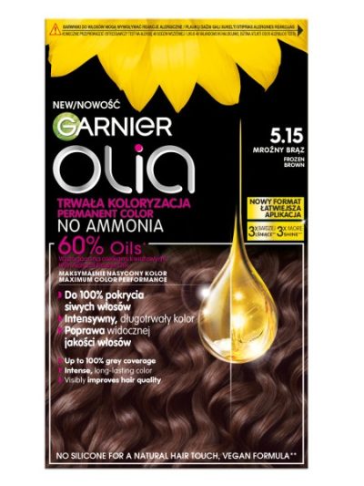 Garnier Olia farba do włosów 5.15 Mroźny Brąz
