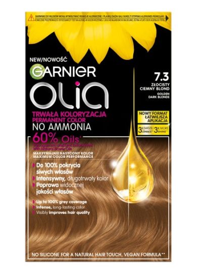 Garnier Olia farba do włosów 7.3 Złocisty Ciemny Blond