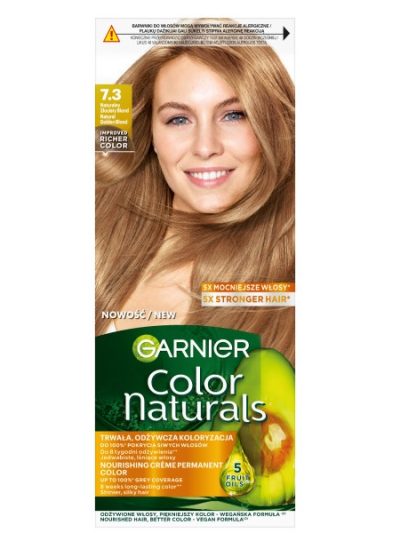 Garnier Color Naturals odżywcza farba do włosów 7.3 Naturalny Złocisty Blond