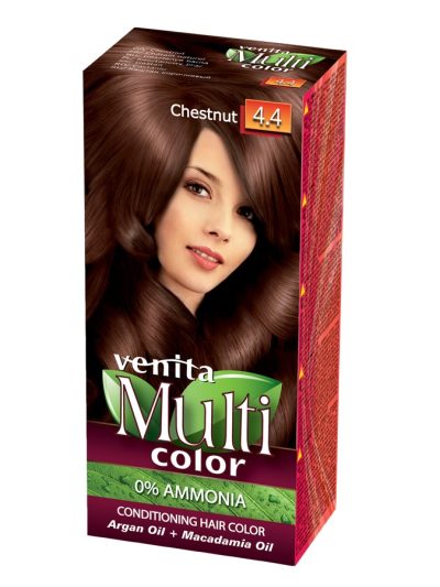 Venita MultiColor pielęgnacyjna farba do włosów 4.4 Kasztanowy Brąz