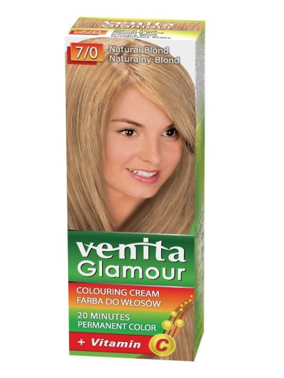 Venita Glamour farba do włosów 7/0 Naturalny Blond