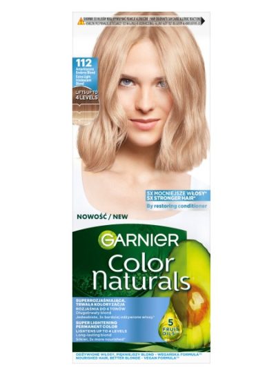 Garnier Color Naturals odżywcza farba do włosów 112 Arktyczny Srebrny Blond