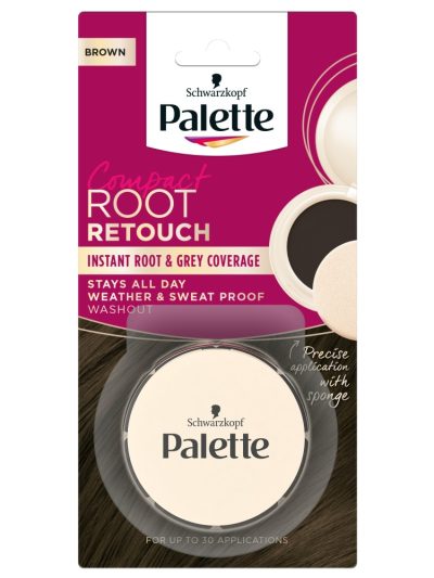 Palette Compact Root Retouch korektor do maskowania odrostów w pudrze Brąz 3g