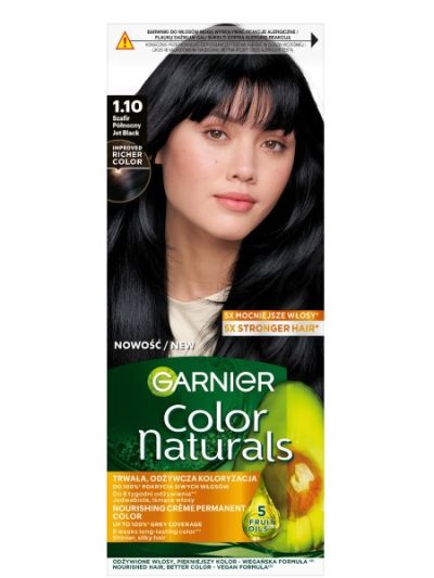 Garnier Color Naturals odżywcza farba do włosów 1.10 Szafir Północy