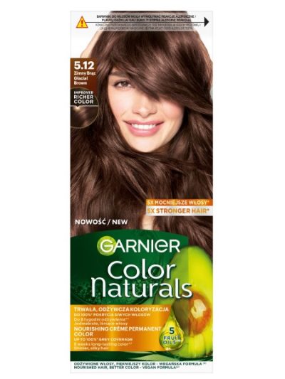 Garnier Color Naturals odżywcza farba do włosów 5.12 Zimny Brąz