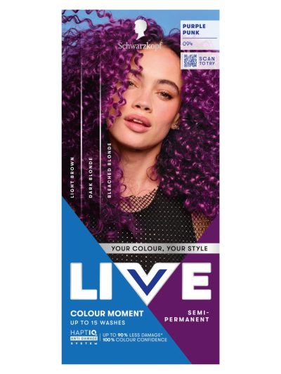 Schwarzkopf Live Colour Moment farba do włosów 094 Purple Punk