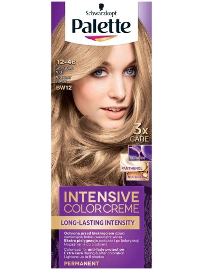 Palette Intensive Color Creme farba do włosów w kremie 12-46 (BW12) Jasny Blond Nude