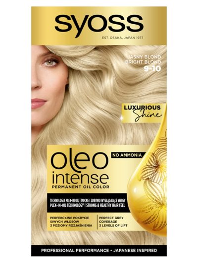 Syoss Oleo Intense farba do włosów trwale koloryzująca z olejkami 9-10 Jasny Blond