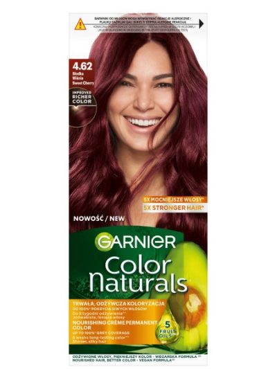Garnier Color Naturals odżywcza farba do włosów 4.62 Słodka Wiśnia