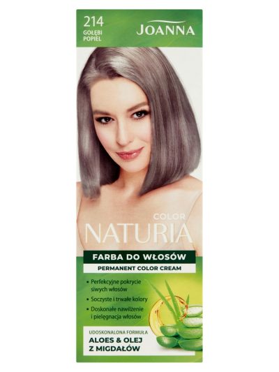 Joanna Naturia Color farba do włosów 214 Gołębi Popiel