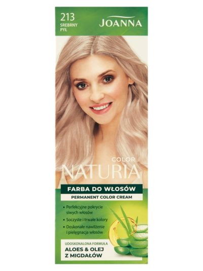 Joanna Naturia Color farba do włosów 213 Srebrny Pył