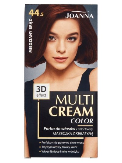 Joanna Multi Cream Color farba do włosów 44.5 Miedziany Brąz