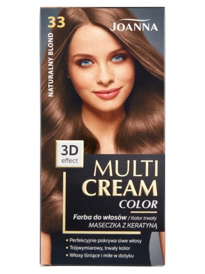 Joanna Multi Cream Color farba do włosów 33 Naturalny Blond