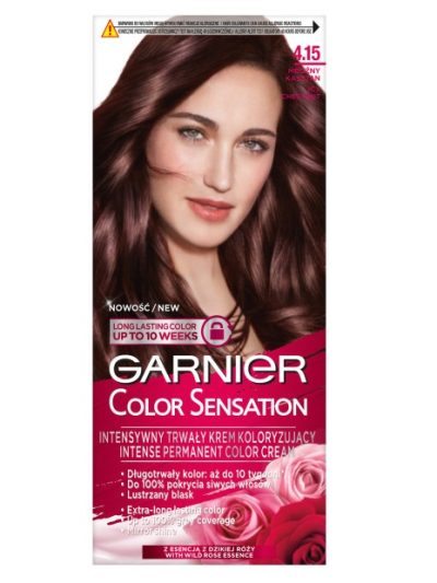 Garnier Color Sensation krem koloryzujący do włosów 4.15 Mroźny Kasztan