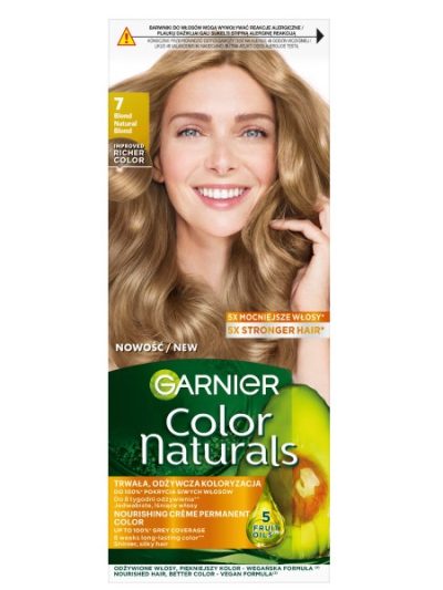 Garnier Color Naturals odżywcza farba do włosów 7 Blond