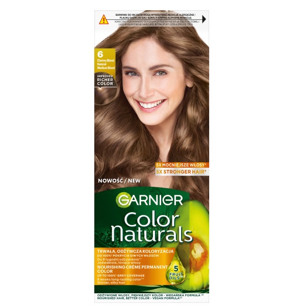 Garnier Color Naturals odżywcza farba do włosów 6 Ciemny Blond