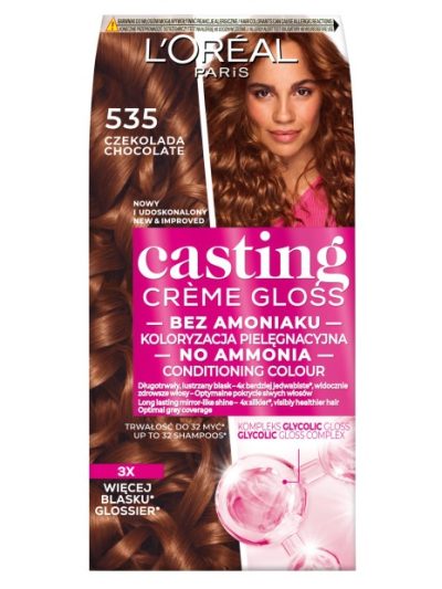 L'Oreal Paris Casting Creme Gloss farba do włosów 535 Czekolada