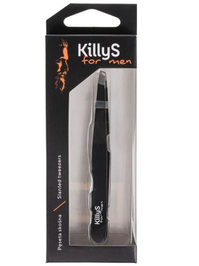 KillyS For Men Slanted Tweezers skośna pęseta do regulacji brwi