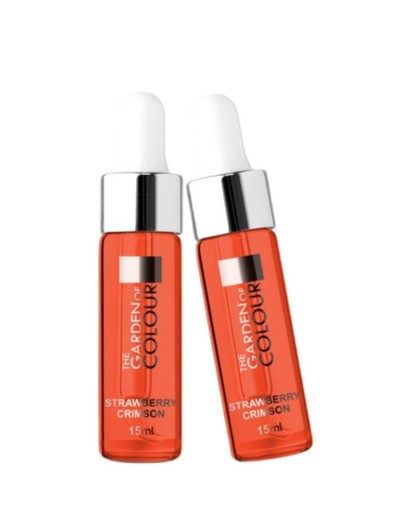 Silcare The Garden of Colour Regenerating Cuticle and Nail Oil oliwka do paznokci z pipetą Strawberry Crimson 15ml