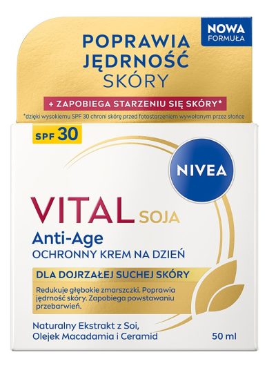 Nivea Vital Soja ochronny krem na dzień SPF30 50ml