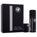 Alfa Romeo Black zestaw woda toaletowa spray 15ml + perfumowany spray do ciała 150ml