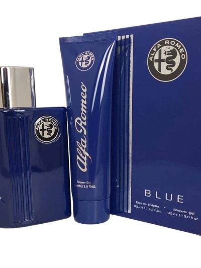 Alfa Romeo Blue zestaw woda toaletowa spray 125ml + żel pod prysznic 90ml